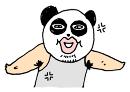 Uncle Funny - 02 - panda disguise sticker #7388375