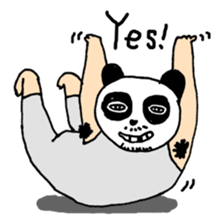 Uncle Funny - 02 - panda disguise sticker #7388377