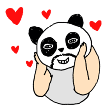 Uncle Funny - 02 - panda disguise sticker #7388382