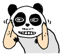 Uncle Funny - 02 - panda disguise sticker #7388386