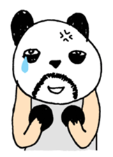 Uncle Funny - 02 - panda disguise sticker #7388391