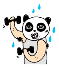 Uncle Funny - 02 - panda disguise sticker #7388394