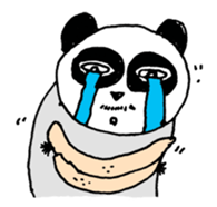 Uncle Funny - 02 - panda disguise sticker #7388399