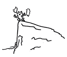 Upbeat Cat sticker #7388489