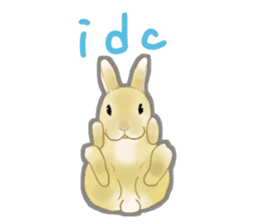 Real Rabbit [English] sticker #7388701