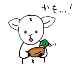 sheep "Meesaku" sticker #7389254