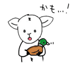 sheep "Meesaku" sticker #7389254