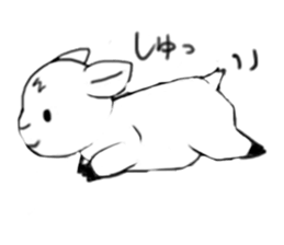 sheep "Meesaku" sticker #7389264