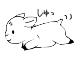 sheep "Meesaku" sticker #7389264