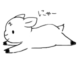 sheep "Meesaku" sticker #7389265