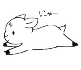 sheep "Meesaku" sticker #7389265