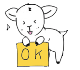 sheep "Meesaku" sticker #7389269