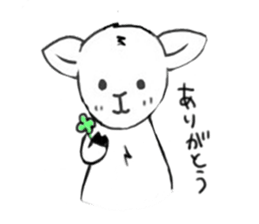 sheep "Meesaku" sticker #7389276