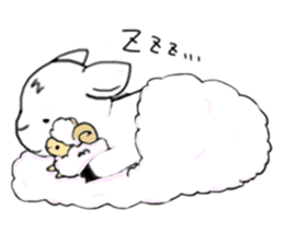 sheep "Meesaku" sticker #7389279