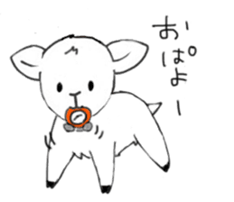sheep "Meesaku" sticker #7389280
