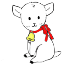 sheep "Meesaku" sticker #7389283