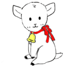 sheep "Meesaku" sticker #7389283