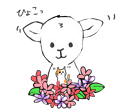 sheep "Meesaku" sticker #7389288
