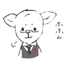 sheep "Meesaku" sticker #7389289