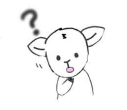 sheep "Meesaku" sticker #7389291