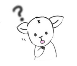 sheep "Meesaku" sticker #7389291