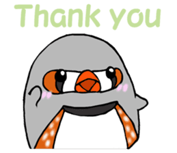 Feeling of a PUPU zebra finch sticker #7389458