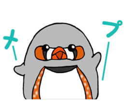 Feeling of a PUPU zebra finch sticker #7389469