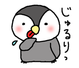 Pretty child penguin sticker #7389708