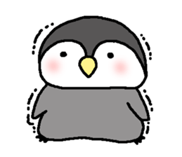Pretty child penguin sticker #7389709