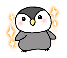 Pretty child penguin sticker #7389713