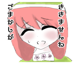 crazy angel and devil feminine 2 sticker #7389978