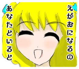 crazy angel and devil feminine 2 sticker #7389984