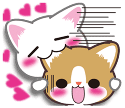 I want to hug a cat cute International sticker #7391013