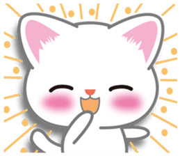 I want to hug a cat cute International sticker #7391021