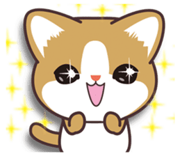 I want to hug a cat cute International sticker #7391034