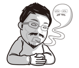 HK Famous Japanese Foodie Master Kei sticker #7391086