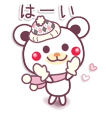 Chocolate bear -Autumn&Winter- sticker #7391349