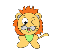 Lion man!!!! sticker #7391412