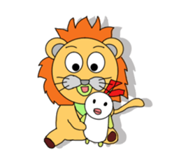 Lion man!!!! sticker #7391416