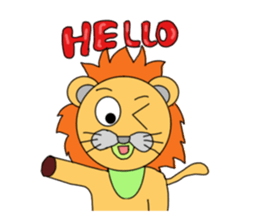 Lion man!!!! sticker #7391417