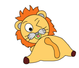 Lion man!!!! sticker #7391420