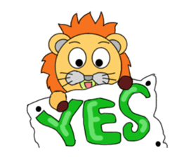 Lion man!!!! sticker #7391425