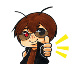 Inkfan frank sticker #7391895