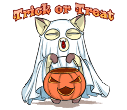 CatRabbit : Halloween Special sticker #7392015