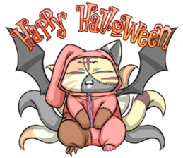 CatRabbit : Halloween Special sticker #7392028