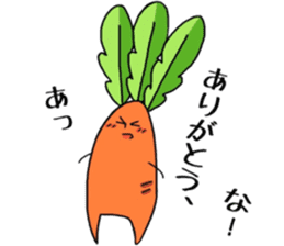 japanese radish and carrot sticker #7392159