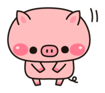 Piglets to tell with honorific 2 sticker #7393123