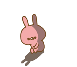 Sticker of the loose rabbit sticker #7393144