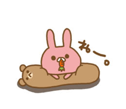 Sticker of the loose rabbit sticker #7393152