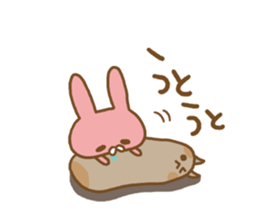 Sticker of the loose rabbit sticker #7393155